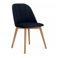 Ēdamistabas krēsls RIFO 86x48 cm tumši zila/dižskābardis