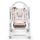 KINDERKRAFT - Bērnu barošanas krēsls 2in1 LASTREE rozā/balts