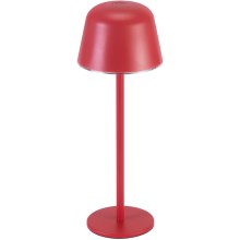 Ledvance - LED Aptumšojama āra uzlādējama lampa TABLE LED/2,5W/5V IP54 sarkana