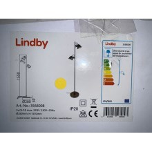 Lindby - Grīdas stāvlampa SHILA 2xGU10/25W/230V