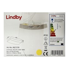 Lindby - LED Sienas lampa TIARA 2xG9/3W/230V