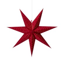 Markslöjd 704902 - Ziemassvētku dekorācija CLARA 1xE14/6W/230V 75 cm sarkana