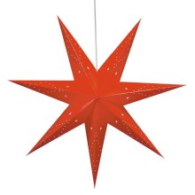 Markslöjd 8101,130 - Ziemassvētku rotājums SATURNUS 1xE14/25W/230V d. 75 cm sarkans