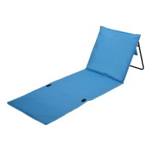 Saliekams atpūtas krēsls zila 160x55 cm
