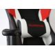 Spēļu krēsls VARR Silverstone melns/sarkans