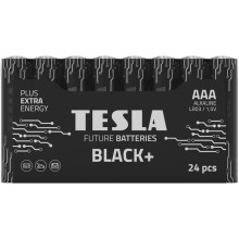 Tesla Batteries - 24 gab. Sārmaina baterija AAA BLACK+ 1,5V