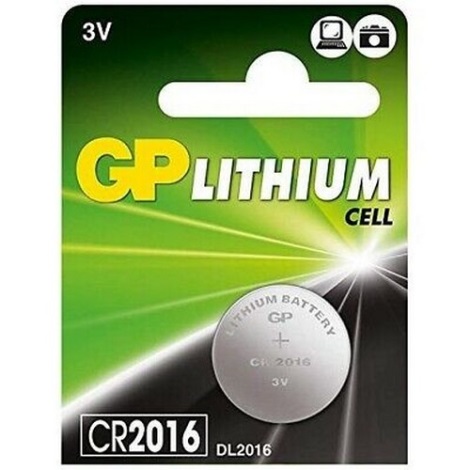 1 pc Litija pogas tipa baterija CR2016 GP 3V/90mAh