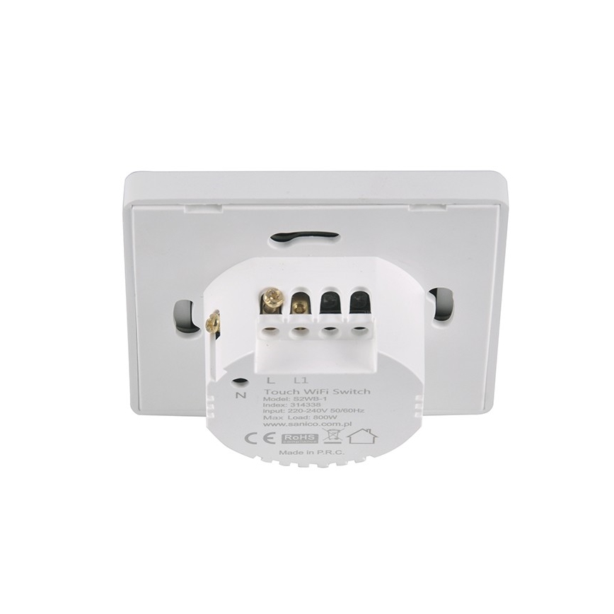 1-pola skārienslēdzis  SMART 800W/230V Wi-Fi Tuya
