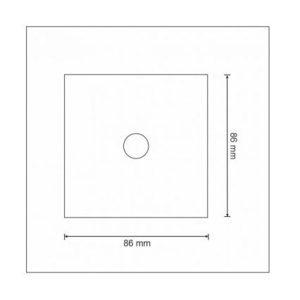 1-pola skārienslēdzis  SMART 800W/230V Wi-Fi Tuya