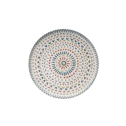 12 daļu krāsaina porcelāna servīze