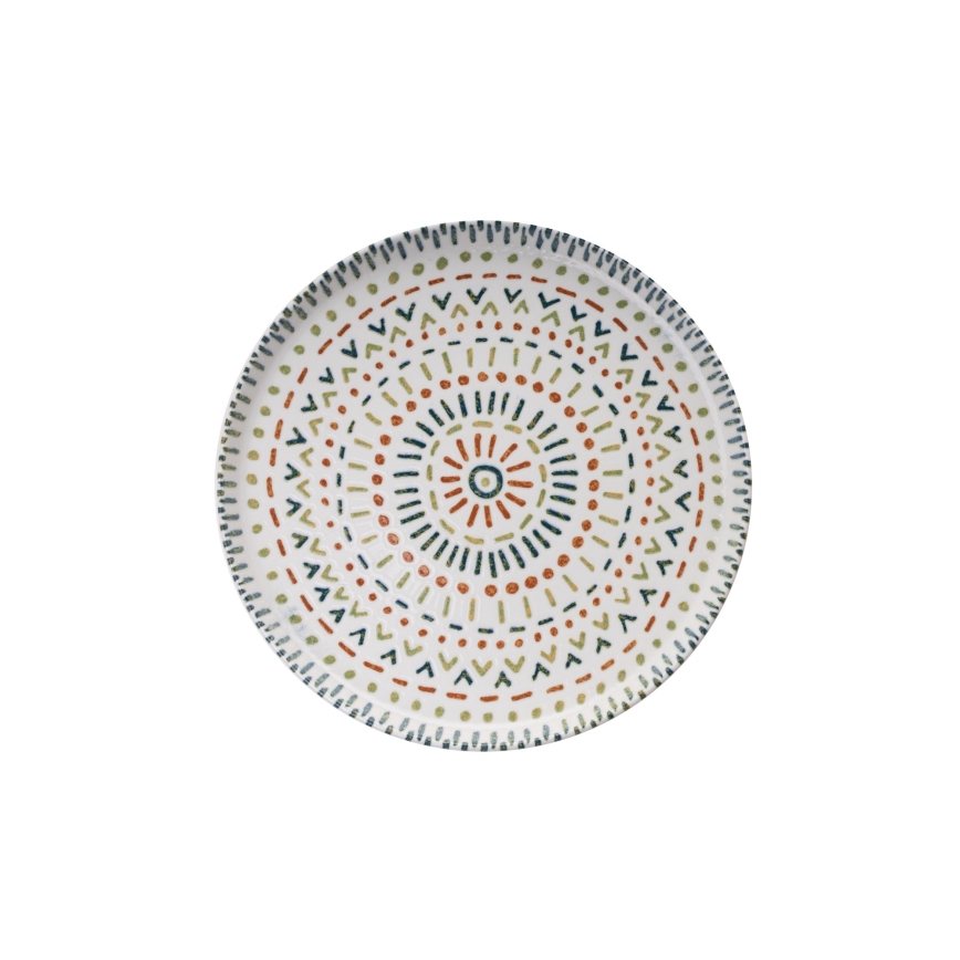 12 daļu krāsaina porcelāna servīze