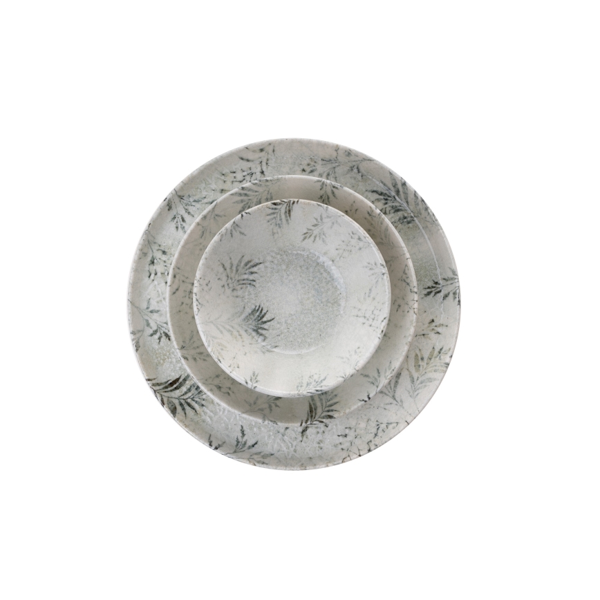 12 daļu pelēka porcelāna servīze