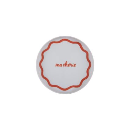 12 daļu porcelāna vakariņu komplekts — sarkans/zils/balts