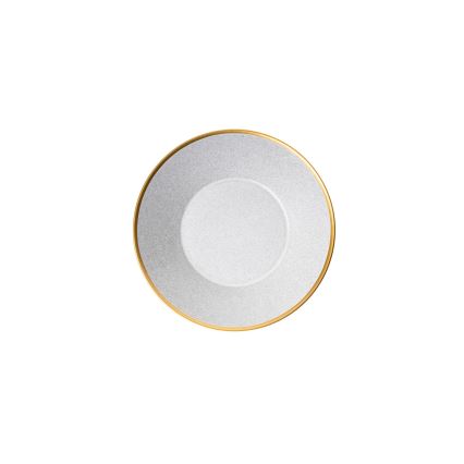 16 daļu galda servīze, pelēka/zelta, porcelāns