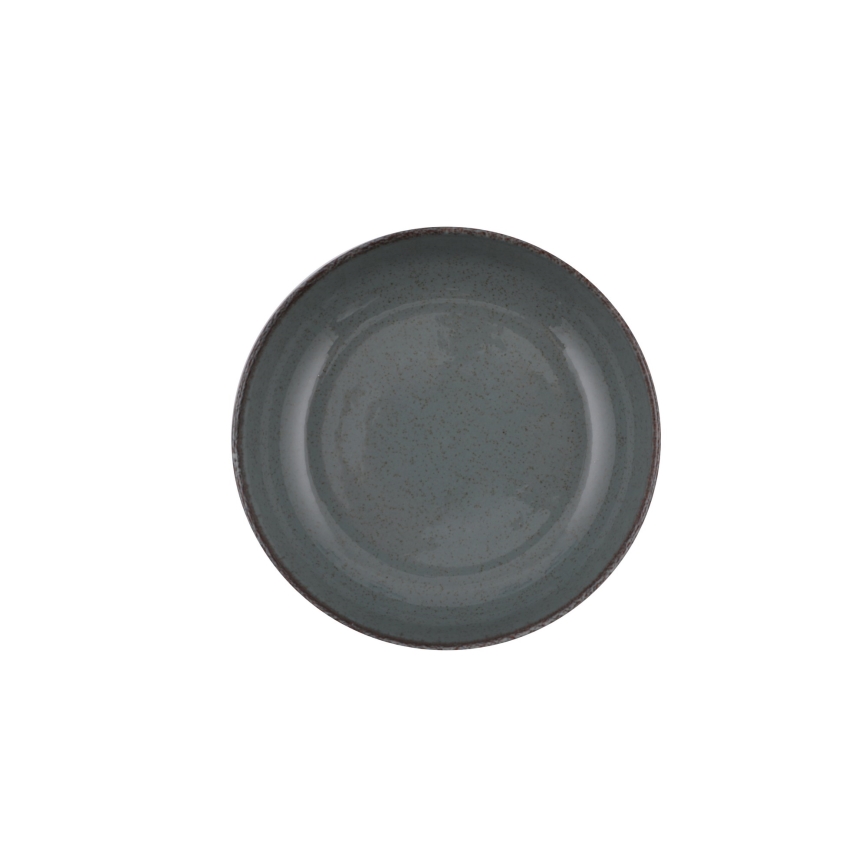 16 daļu trauku komplekts, pelēks, porcelāns