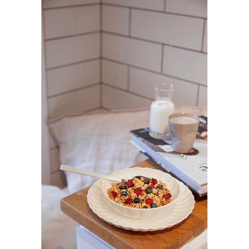 18 daļu galda servīze, balta/porcelāns