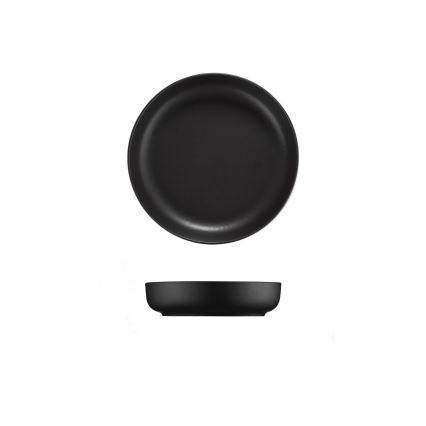 18 daļu galda servīze, melna/porcelāns