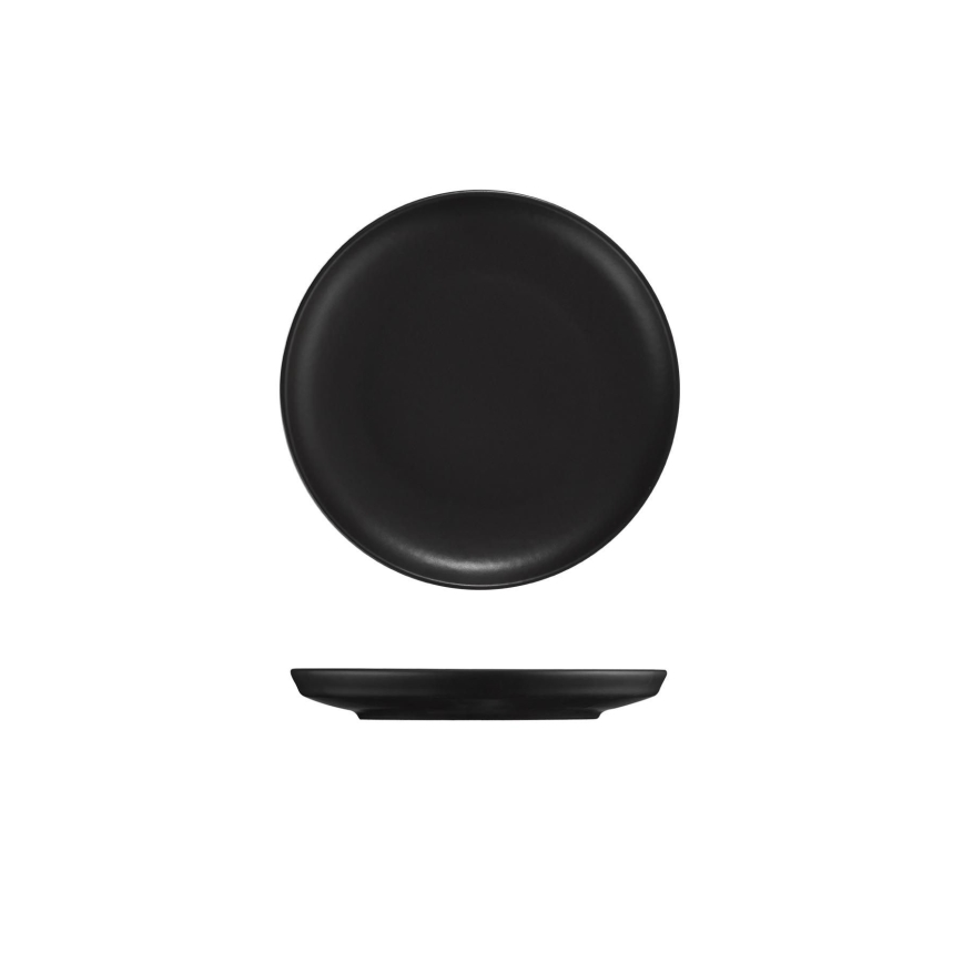 18 daļu galda servīze, melna/porcelāns