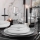 18 daļu galda trauku komplekts, balts/sudraba/porcelāns