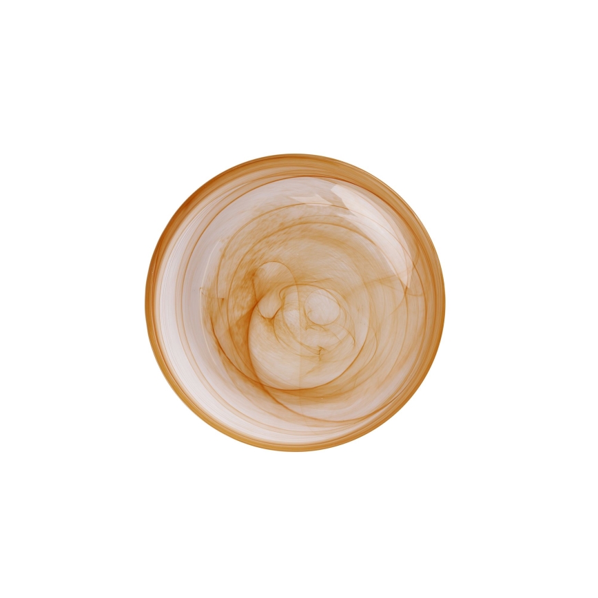 18 daļu galda trauku komplekts, oranžs/stikls