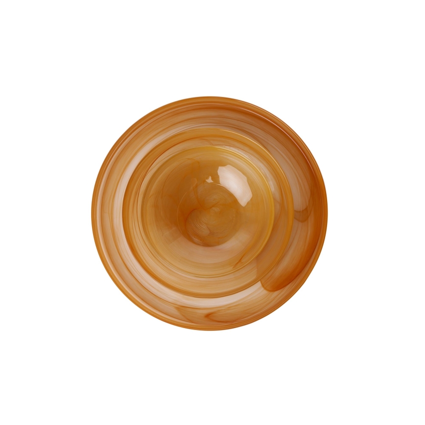 18 daļu galda trauku komplekts, oranžs/stikls