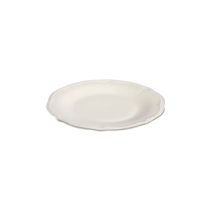 18 daļu krēmkrāsas porcelāna servīze ar sudraba akcentiem