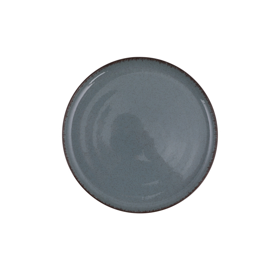 18 daļu vakariņu komplekts zils/porcelāns