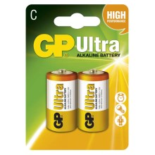 2 gab Alkaline baterija C GP ULTRA 1,5V