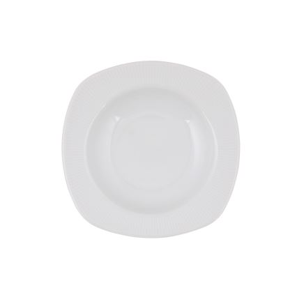 24 daļu baltā porcelāna galda servīze
