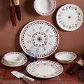 24 daļu daudzkrāsaina porcelāna servīze