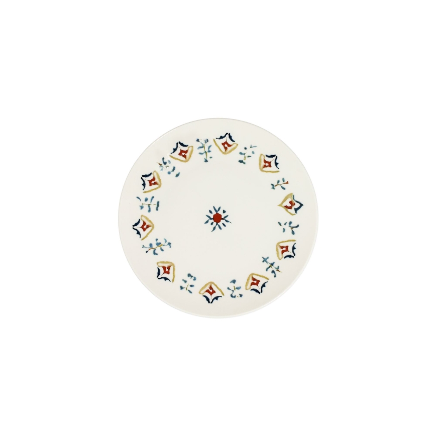 24 daļu daudzkrāsaina porcelāna servīze