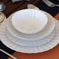 24 daļu galda servīze, balta/porcelāns