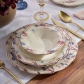 24 daļu krāsaina porcelāna servīze