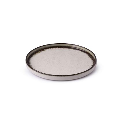 24 daļu porcelāna galda servīze, balta/brūna