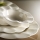 24 daļu porcelāna galda servīze, balta