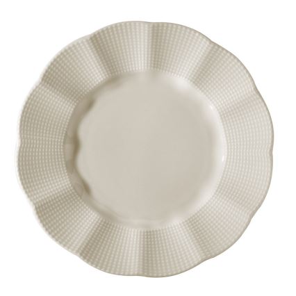 24 daļu porcelāna galda servīze, balta