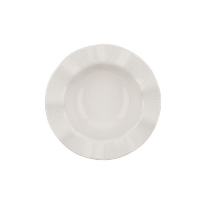24 daļu porcelāna galda servīze, balta