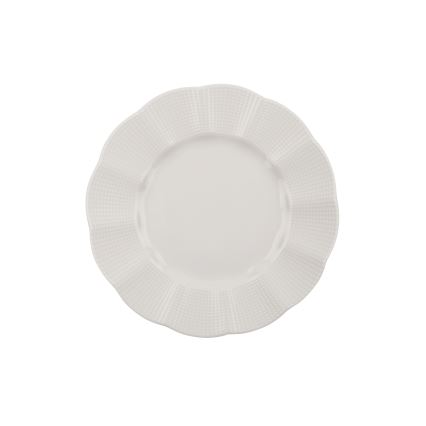 24 daļu porcelāna galda servīze, balta