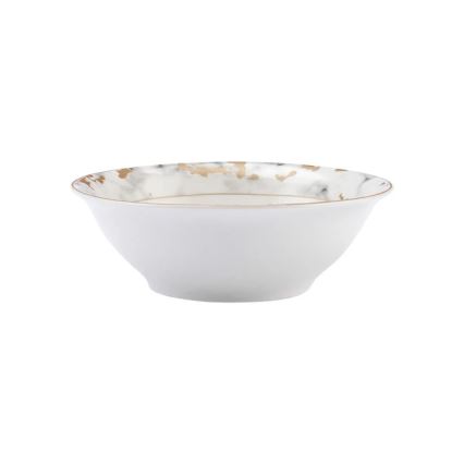 24 daļu porcelāna galda servīze, balta/pelēka