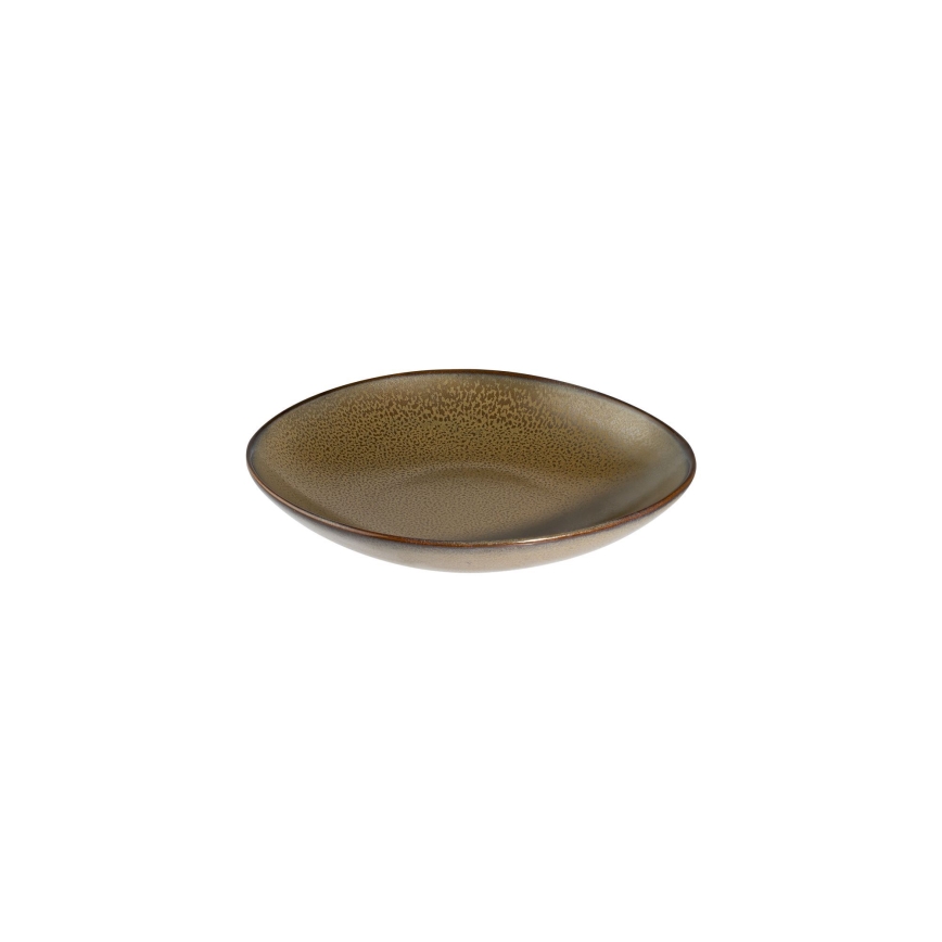 24 daļu porcelāna galda servīze, krāsaina/brūna
