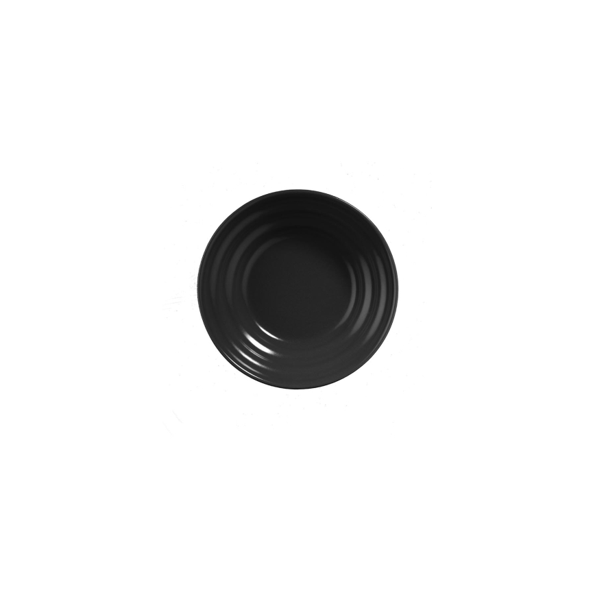 24 daļu porcelāna galda trauku komplekts, melns