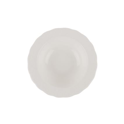 24 daļu porcelāna servīze, balta