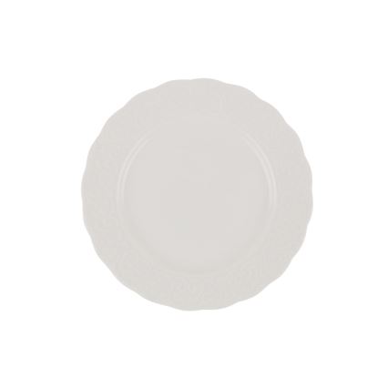 24 daļu porcelāna servīze, balta
