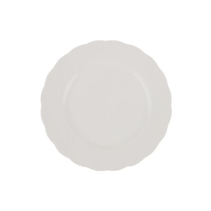 24 daļu porcelāna servīze, balta