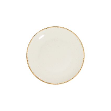 24 daļu porcelāna servīze — balta/bēša