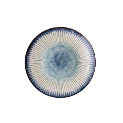 24 daļu porcelāna servīze — zila