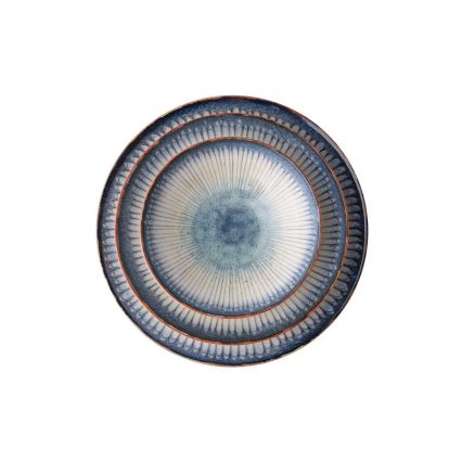 24 daļu porcelāna servīze — zila