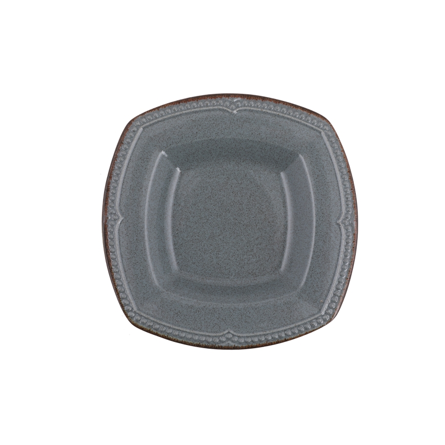 24 daļu porcelāna trauku komplekts, zils