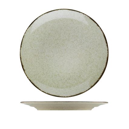 24 daļu trauku komplekts, bēšs/porcelāns