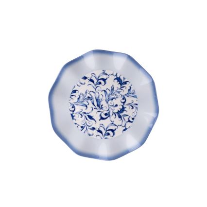 24 daļu vakariņu komplekts, zils/porcelāns